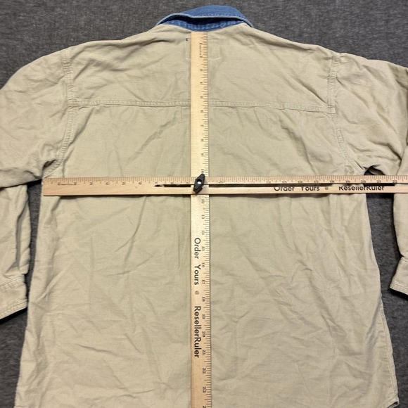 Vintage Let's Quizz Again Corduroy Shirt Womens Medium Embroidered 90s Grandma - Picture 6 of 8